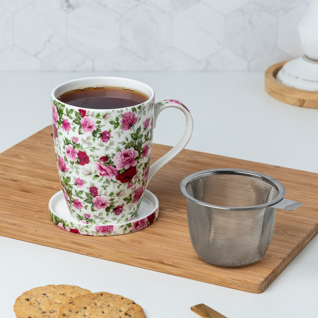 Tea Mug w/Lid & Infuser