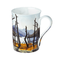 Cranberry Lake Franklin Carmichael painting mug fine bone china 12.5 oz Classico mug, front view handle right