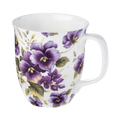 Chintz Purple Pansies Java Mug - McIntosh Shop