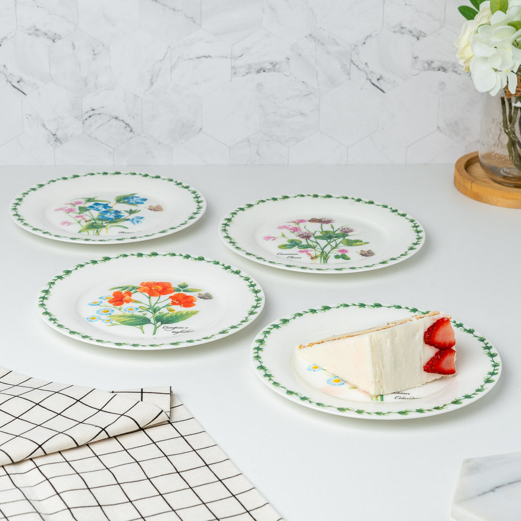 Garden Meadow set of 4 Dessert Plates | NEW FOR 2025