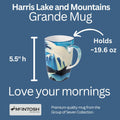 Harris Lake and Mountains Grande Mug