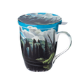 Harris Lake in Algonquin Park Tea Mug w/ Infuser and Lid - McIntosh Shop