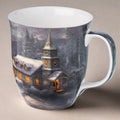 Kinkade Sunday Evening Sleigh Ride Tasse Java 