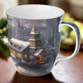 Kinkade Sunday Evening Sleigh Ride Tasse Java 