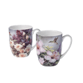 Lena Liu Hummingbird mug set fine bone china 12.5 oz (375 ml) McIntosh Mugs front view, handle right