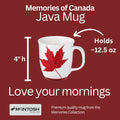 Souvenirs du Canada tasse java