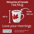 Memories of Canada Tea Mug W/Infuser and Lid