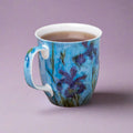 Monet Lilac Irises tasse java