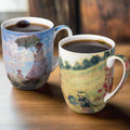 ensemble de tasses Scènes de Monet avec des femmes