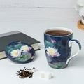 Monet Water Lilies Tea Mug w/ Infuser and Lid