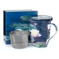 Monet Water Lilies Tea Mug w/ Infuser and Lid