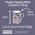 Persian Tapestry White Classico Mug