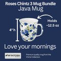 Roses Chintz 3 Mug Bundle