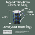 Tartan & Thistle Green Classico Mug