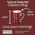 Tartan & Thistle Red Classico Mug