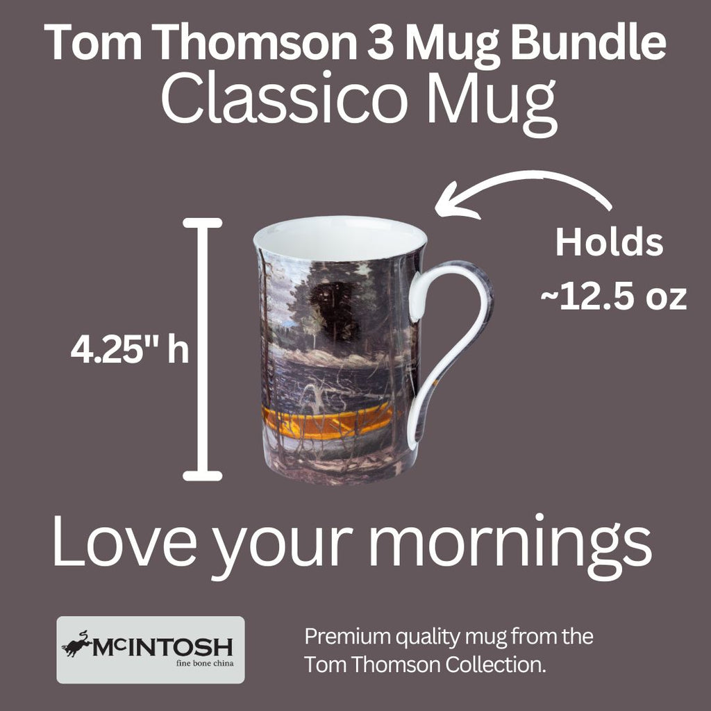 Tom Thomson 3 Mug Bundle