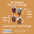 Thomson set of 4 Mugs
