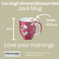 Van Gogh Almond Blossom rouge (rose) tasse Java