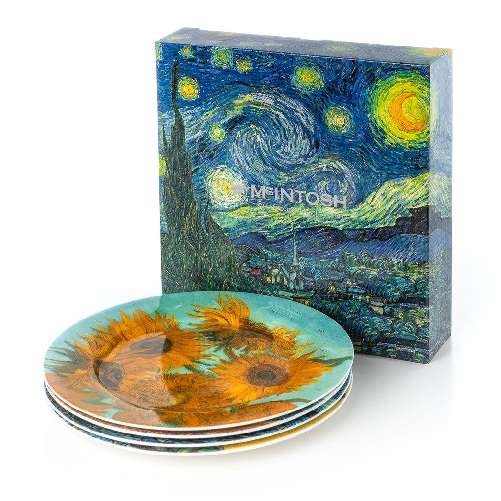 Van Gogh set of 4 Dessert Plates | NEW FOR 2025