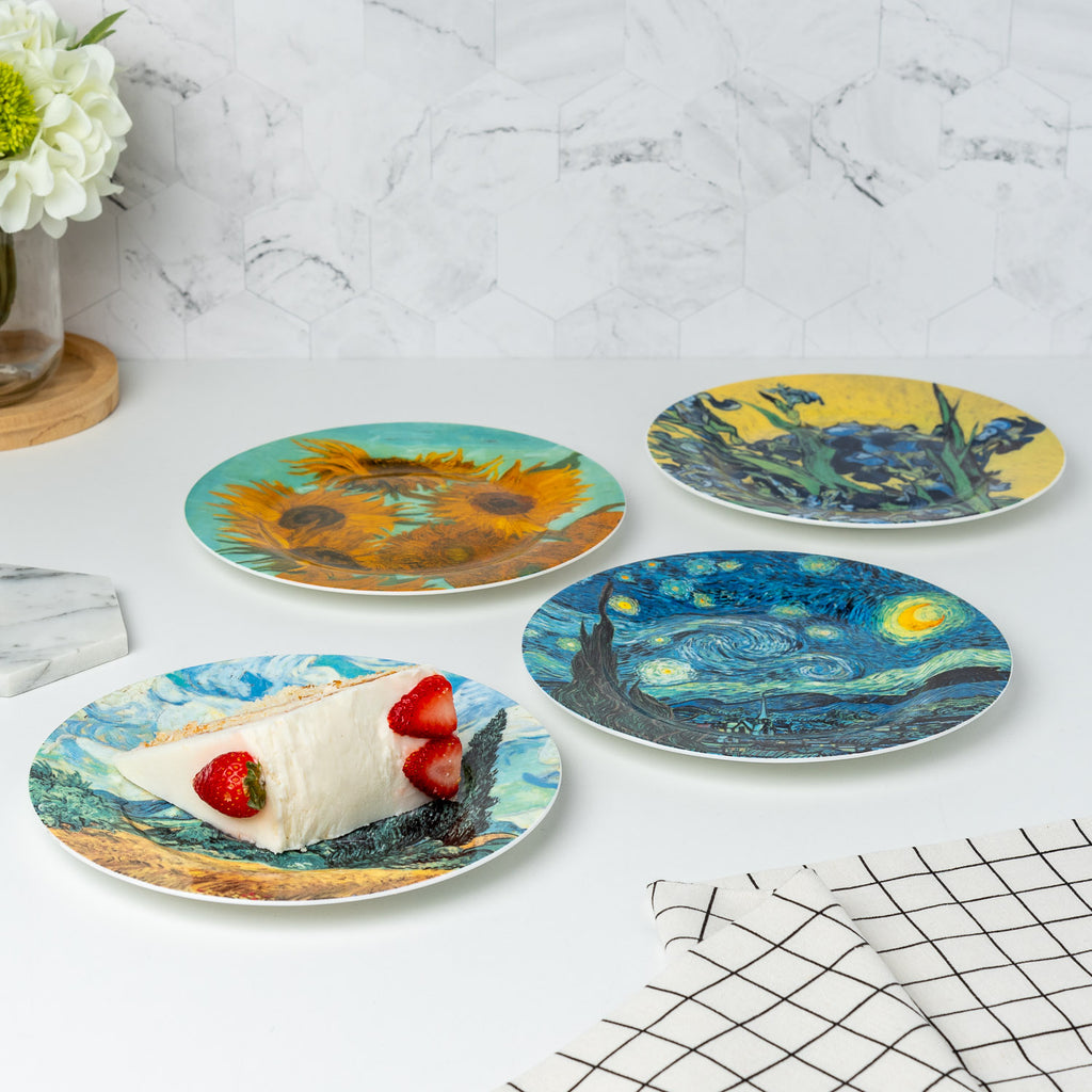 Van Gogh set of 4 Dessert Plates | NEW FOR 2025