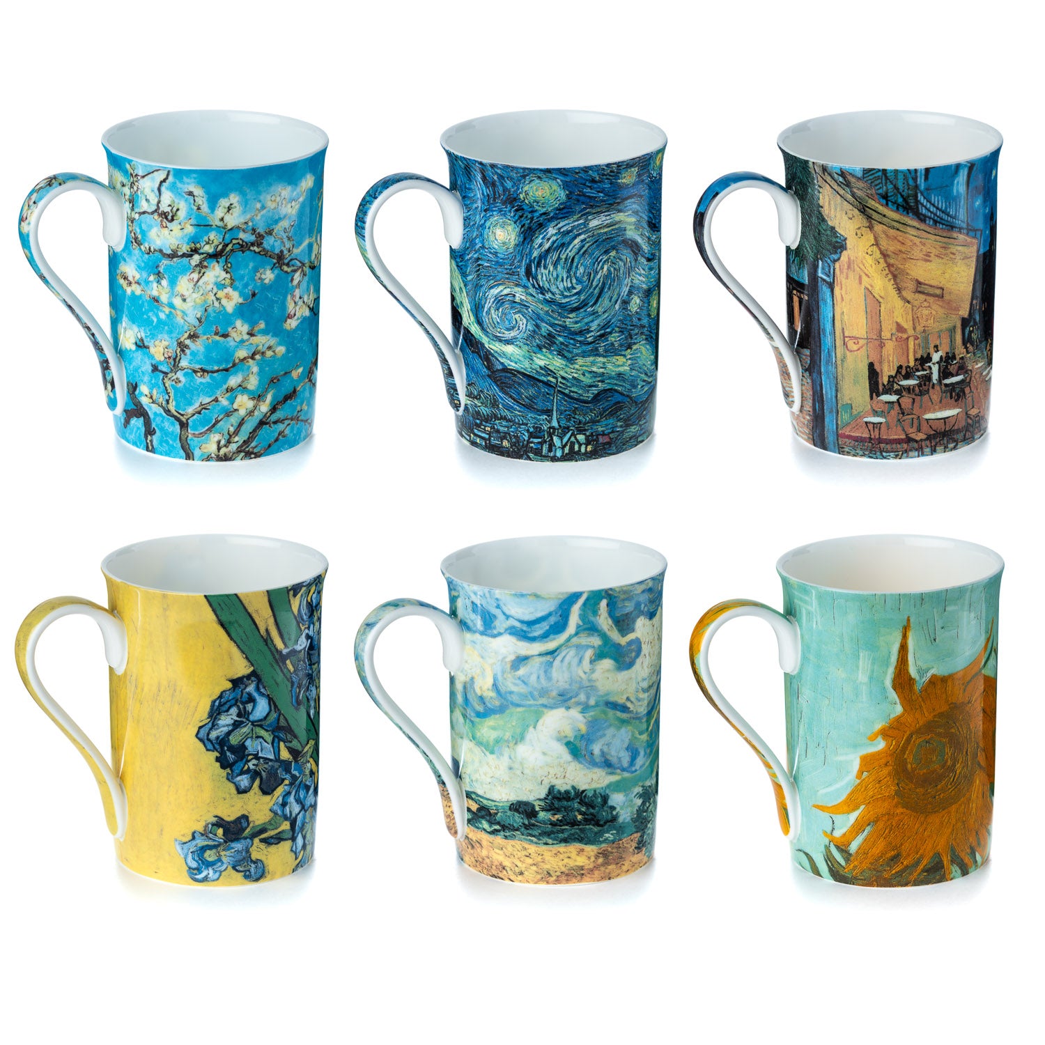Van Gogh set of 6 Classico Mugs