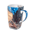 Café Terrace at Night Van Gogh Grande mug fine bone china 19.6 oz featuring famous night café painting, front view handle right