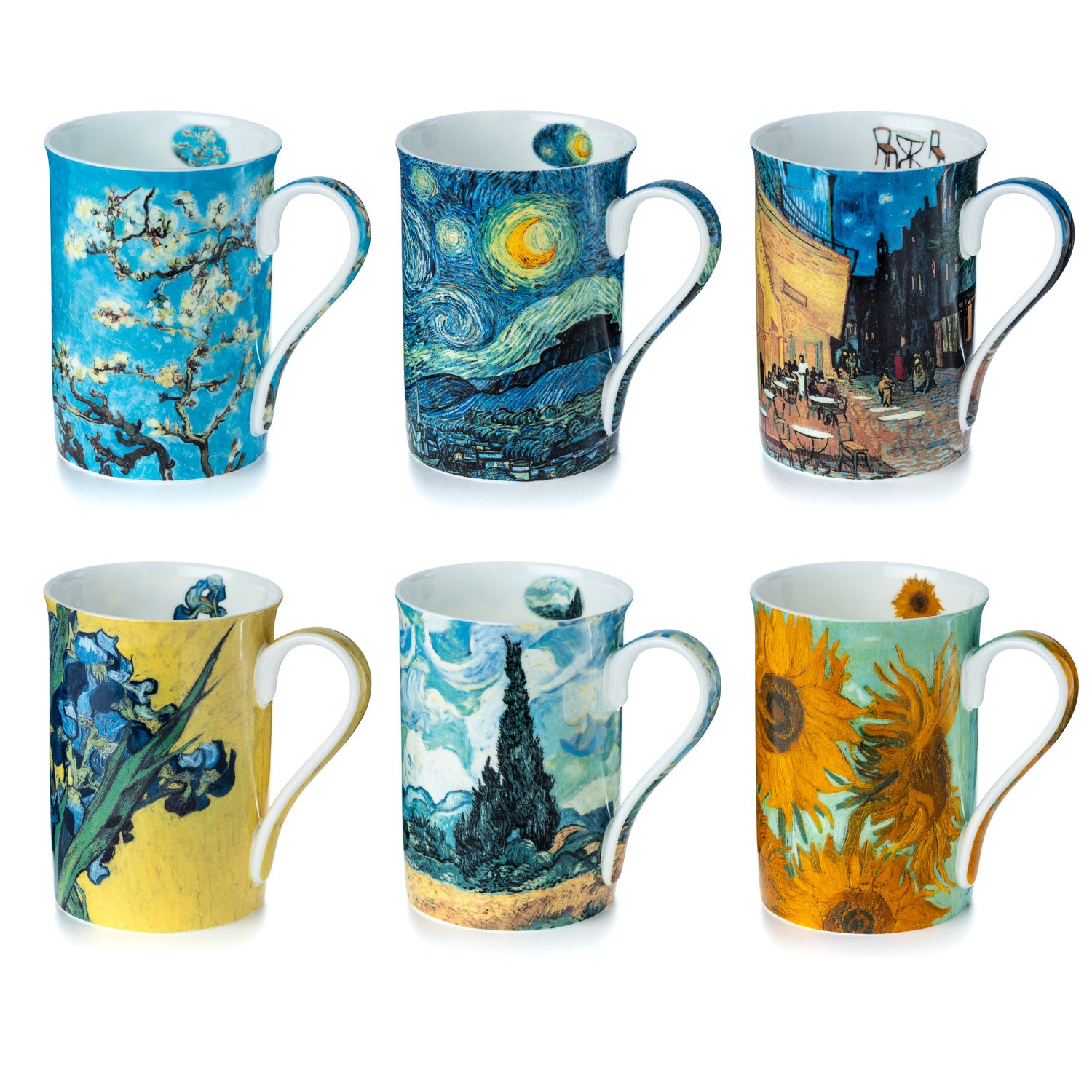 Van Gogh set of 6 Classico Mugs