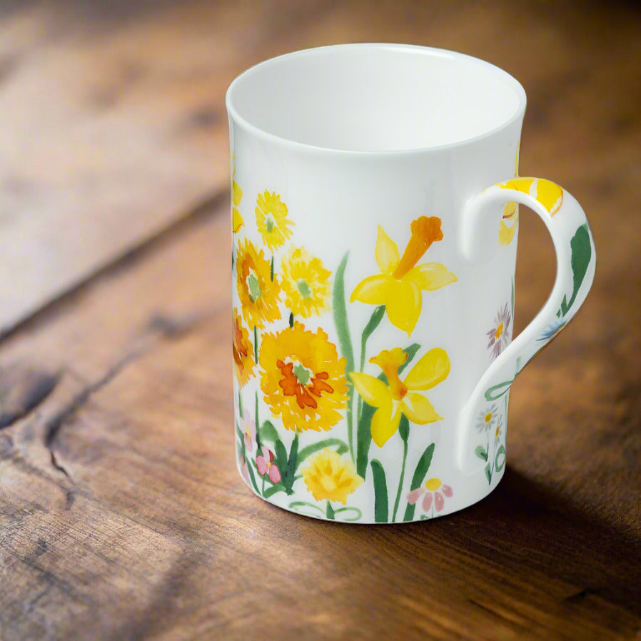 Watercolors Yellow Classico Mug
