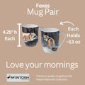 Bateman Foxes Mug Pair - McIntosh Shop