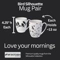 Bird Silhouette Mug Pair - McIntosh Shop