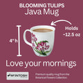 Botanical Flowers Blooming Tulips Java Mug | NEW FOR 2024 - McIntosh Shop