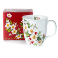 Botanical Flowers Festive Floral Mug | NEW FOR 2024 - McIntosh Shop