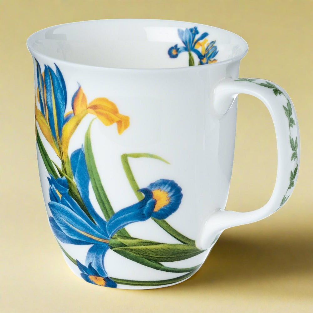 Botanical Flowers Garden Iris Java Mug | NEW FOR 2024 - McIntosh Shop