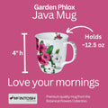 Botanical Flowers Garden Phlox Java Mug | NEW FOR 2024 - McIntosh Shop