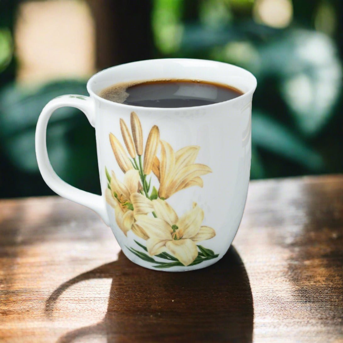Botanical Flowers Lily Java Mug | McIntosh Shop