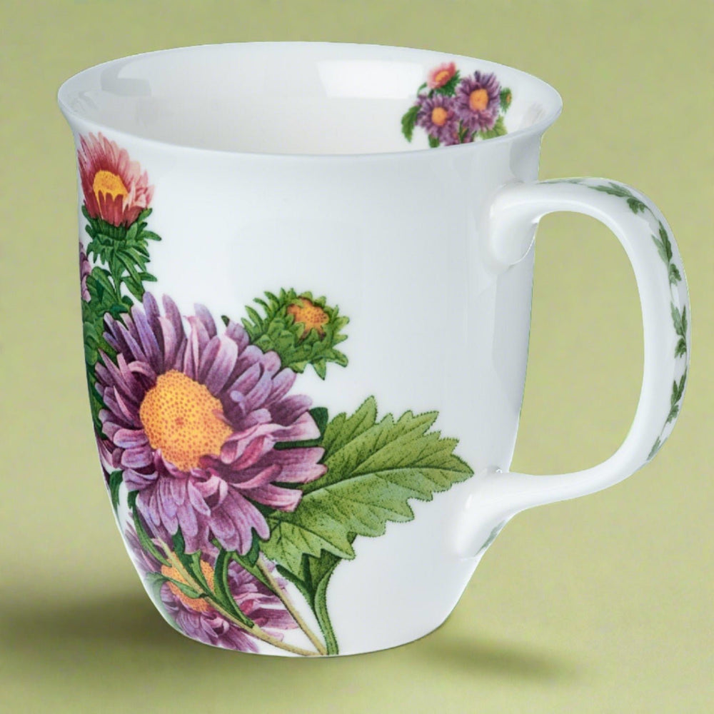 Botanical Flowers Michaelmas Daisy Java Mug | NEW FOR 2024 - McIntosh Shop