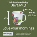 Botanical Flowers Michaelmas Daisy Java Mug | NEW FOR 2024 - McIntosh Shop