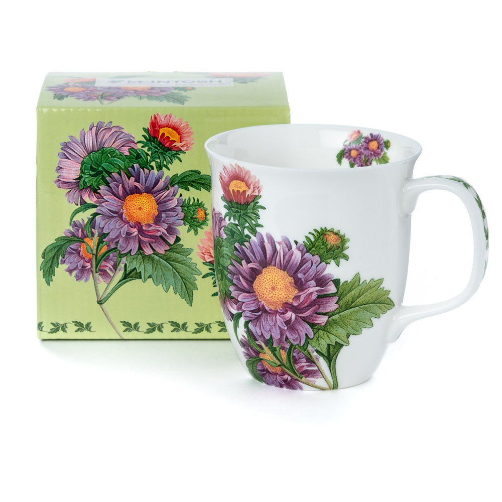 Botanical Flowers Michaelmas Daisy Java Mug | NEW FOR 2024 - McIntosh Shop