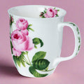 Botanical Flowers Pink Rose Java Mug | NEW FOR 2024 - McIntosh Shop