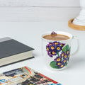 Botanical Flowers Purple Primrose Java Mug | NEW FOR 2024 - McIntosh Shop