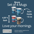 Bruce set of 4 Mugs - McIntosh Shop