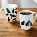 Cat Silhouette Mug Pair - McIntosh Shop