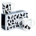 Cat Silhouette Mug Pair - McIntosh Shop