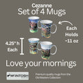 Cezanne set of 4 Mugs - McIntosh Shop