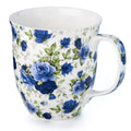 Chintz Dark Blue Roses Java Mug - McIntosh Shop