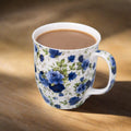 Chintz Dark Blue Roses Java Mug - McIntosh Shop