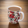 Chintz Poinsettia Java Mug - McIntosh Shop