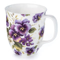 Chintz Purple Pansies Java Mug - McIntosh Shop