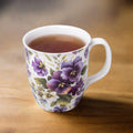 Chintz Purple Pansies Java Mug - McIntosh Shop