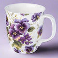 Chintz Purple Pansies Java Mug - McIntosh Shop